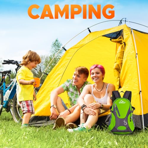 sunhiker Small Hiking Backpack Women Men 20L Lightweight Travel Backpack Daypack Casual Backpack For Cycling Outdoor Camping - color: Navy Green