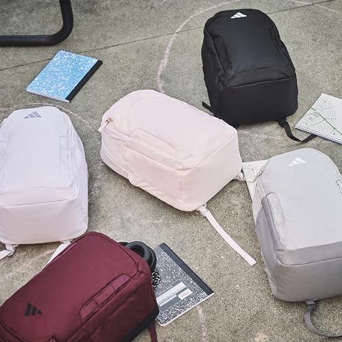 adidas Amplifier School Backpack 27L - color: Warm Vanilla Yellow/White/Regular