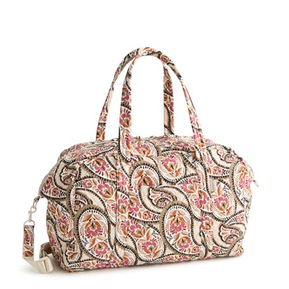 Vera Bradley Women's Miramar Weekender Travel Bag - Premium Cotton - color: Blooming Paisley
