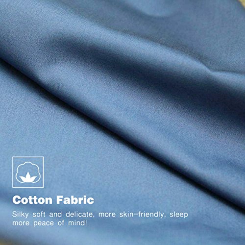 Sleeping Bag Liner All-Season Travel Sleep Sack for Adults - color: Blue, size: 83x46"