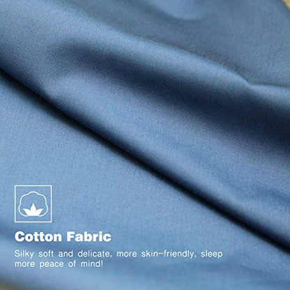 Sleeping Bag Liner All-Season Travel Sleep Sack for Adults - color: Blue, size: 83x46"