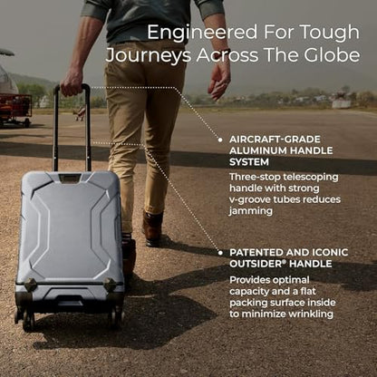 Briggs & Riley Torq International 21 Inch Hardside Carry-On, Granite - color: Granite, size: 21" Carry-On