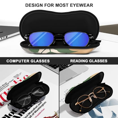 Sunglasses Soft Case, Ultra Light Portable Neoprene Zipper Glasses Case for Men Women - color: Modern Abstract Style