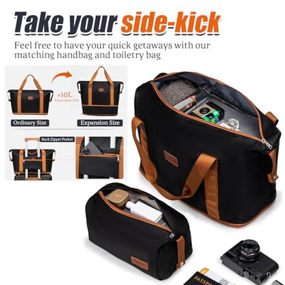 Cosbarn Luggage Sets, Durable 20,24,28 inch Suitcase Sets With Wheels - color: RoseGold