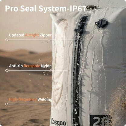 Vacuum Seal Bags for Travel with Pump, Light Grey, 20+24 - color: Light Grey, size: Fits 22-24 in suitcase