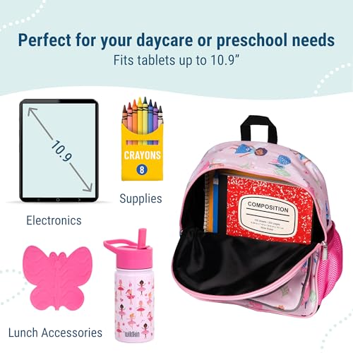 Wildkin 12 Inch Toddler Backpack for Kids, Fairy Garden - color: Fairy Garden