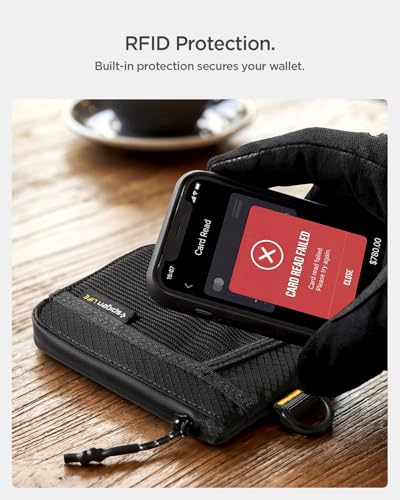 Spigen Life RFID Card Wallet for Men & Women, 10 Cards, Water-Resistant
