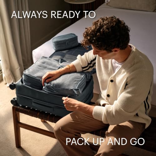 Away Insider Packing Cubes Set of 4, Lightweight Travel Luggage Organizers - color: Cherry Red