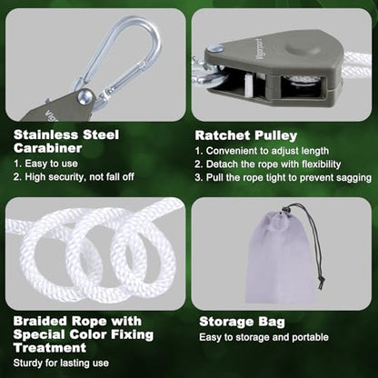 Vigorport Retractable Travel Clothesline, Portable Clothes Laundry Line - size: 38Ft Rope-1/4'' Pulley