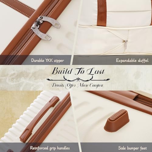 Coolife Luggage Set Carry On Suitcase,3 piece, Dark Green(DB/TB/20) - color: Dark Green, size: 3 piece set (DB/TB/20)