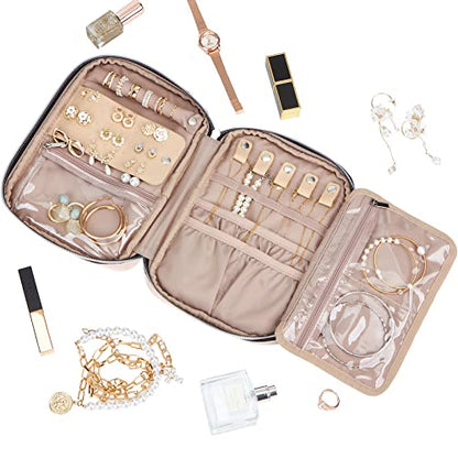 BELALIFE Travel Jewelry Organizer - color: Pink
