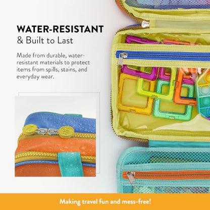 Kids Travel Organizer, Boys Bag With Hook, Toiletry and Makeup Bag, Small - color: CB Blue, size: Small