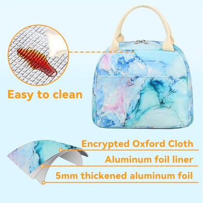 LEDAOU Girls Backpack, Kids School Bookbag, Backpack for Kids and Teens - color: Marble Tie Dye