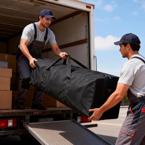 TOPDesign 1-Pack Long Storage Duffle Bag – 58" x 18.8" x 18.8", 87Gal - color: Black, size: 58 x 18.8 x 18.8 Inches - 87Gal