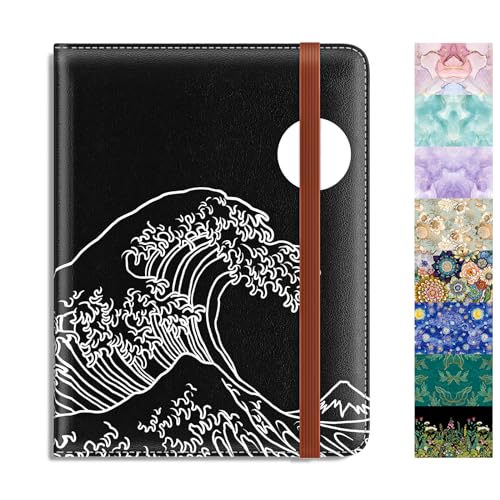 Rimilak Passport Holder,RFID Blocking Passport Cover, Abstract Waves - color: Abstract Waves