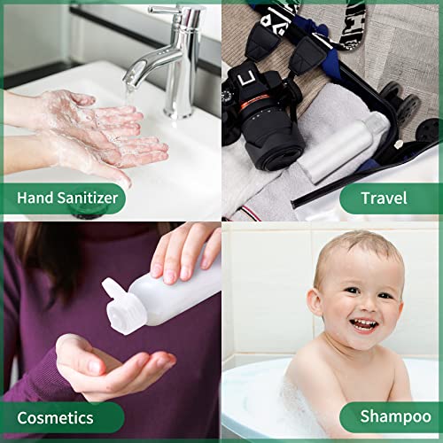 LISAPACK 3.4 oz Travel Bottles for Toiletries, Plastic Shampoo Containers - color: Clear1