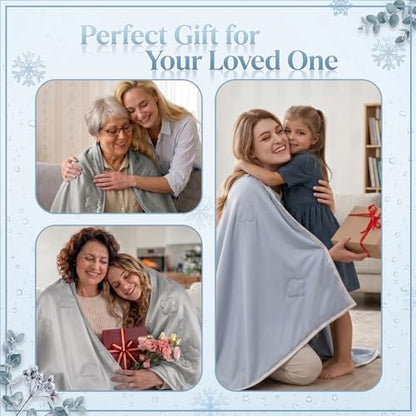 Cooling Throw Blanket for Hot Sleepers,Lightweight Summer Blanket(50"x70") - color: Light Grey, size: Throw(50" x 70")