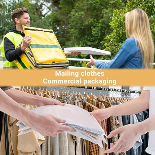 Clear Zipper Bags for Clothes, 50 Pcs 12x14 inch, with Vent Holes - color: Clear, size: 12x14"