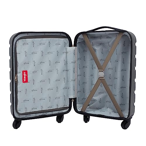 Wrangler 22" Hardside Spinner Carry-On Luggage, Olive - color: Olive