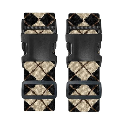 Nuxovilar Luggage Straps Set for Suitcase 1.96x90.5in Polyester - color: LU13496, size: 1.96"x90.5"