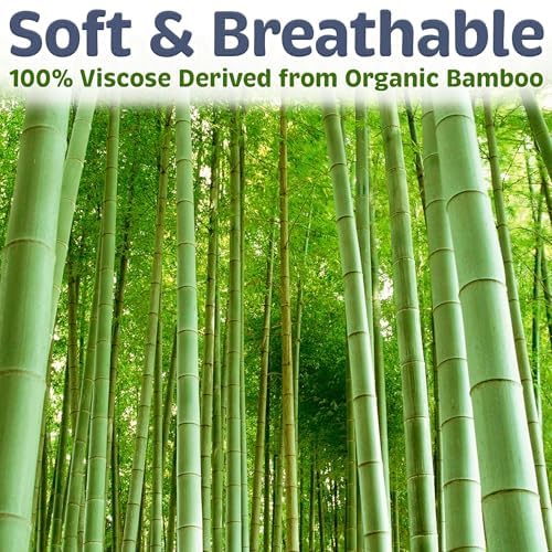 Sleep Mask - Dark Gray, 100% Viscose Derived from Bamboo - Lightweight Eye Mask with Adjustable Strap - Blackout Sleeping Blindfold for Women & Men - Comfortable Light Blocking Eye Cover - color: 100% Bamboo Viscose, Dark Gray