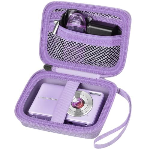 ALKOO Digital Camera Case for CAMKORY, Camera Pouch for KODAK Pixpro -Purple - color: Purple