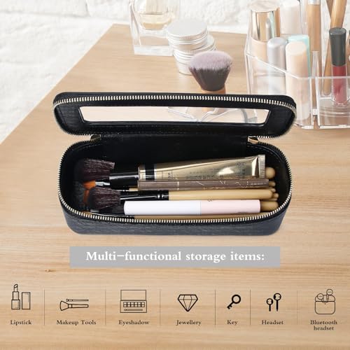 Pinkmik Makeup Brush Case, Black, SLIM - color: B/Black, size: SLIM