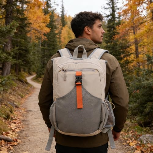 NUOBESTY Packable Hiking Backpack Lightweight Foldable Water-Resistant Daypack for Women Men Compact Travel Backpack for Camping Outdoor Trips Commute 17.71 X 11.02 X 5.11 in