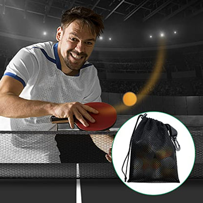 10 PCS With Clips Mesh Drawstring Bags, Portable Nylon Storage Bags for toy,Sports Storage,Outdoor activities etc. (5.9x7.9in) - size: 5.9x7.9in