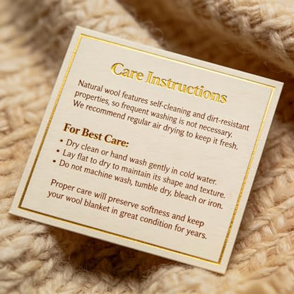 Soft Pure Wool Throw Blanket, Lightweight Warmth, 55"x83" - color: Colorful Field, size: Standard (1.5 lbs)