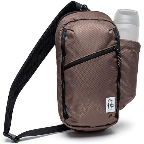 Chums Daytripper Hiking Sling Bag with Water Bottle Holder - color: Mushroom
