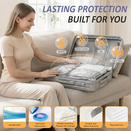 Vacuum Storage Bags with Hand Pump, Vacuum Seal Space Saver Bags,25 Combo - size: Combo