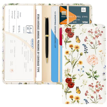 CoBak Car Registration and Insurance Holder - color: L-Butterfly Wonderland