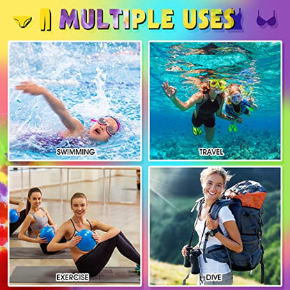 Shappy 2 Pack Wet Dry Bag Travel Laundry Waterproof,Tie Dye Style - style: Tie Dye Style