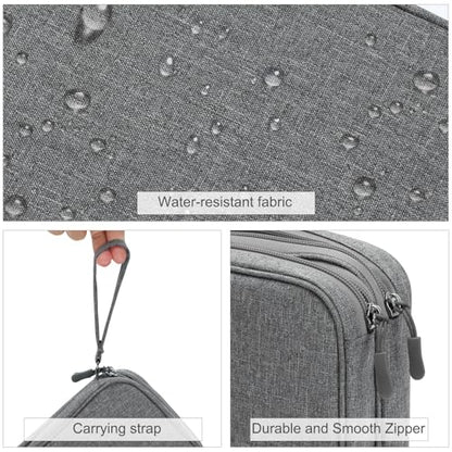 FYY Electronic Organizer, Travel Tech Pouch Bag, Large, Dark Grey - color: Dark Grey, size: 9.1 x 5.9 x 3.15 inches