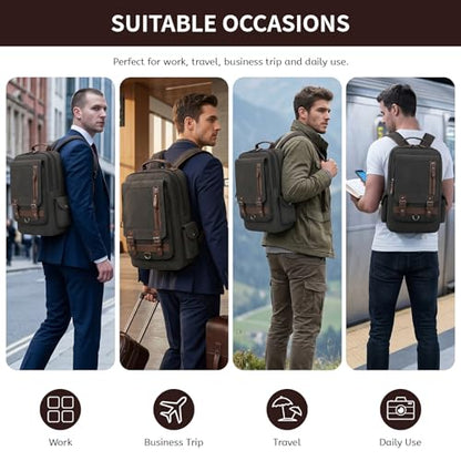 mygreen Canvas Cross Body Messenger Bag Shoulder Sling Backpack Travel Rucksack - color: Grey Xl-convertible