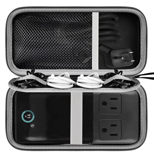Comecase Travel Case for Anker 727/ Prime 6-in-1 USB C Charging Station - color: Black