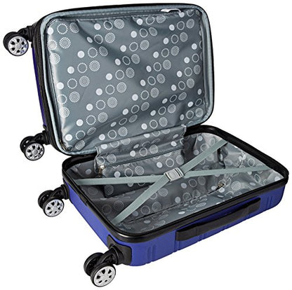 Rockland Melbourne Hardside Expandable Spinner Wheel Luggage, Carry-On 20", Blue - color: Blue, size: Carry-On 20"
