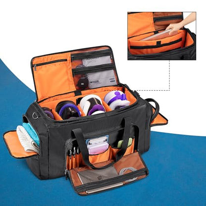 DSLEAF Sneaker Travel Bag for 4 Shoes, Shoe Duffle Bag for Women & Men