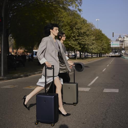 LEVEL8 Carry on Suitcase, 20 Inch Hardshell Carry on Luggage with Wheel - color: Olive Green, size: 20 Inch