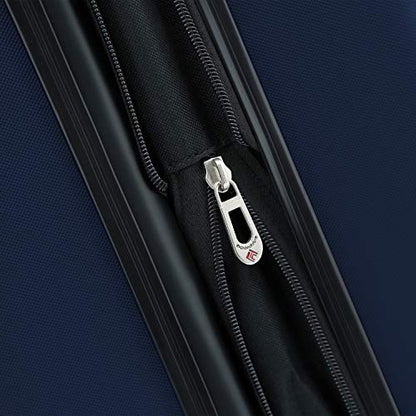 Travelers Club Chicago Hardside Expandable Spinner Luggage, Navy Blue, 3 Piece Set - color: Navy Blue, size: 3-Piece Set