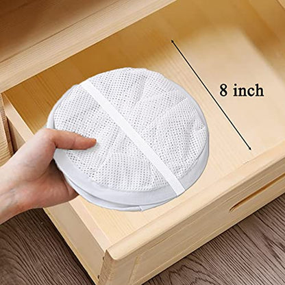 Pack of 2 Pop Up Laundry Hampers, Collapsible Mesh Laundry Baskets, Foldable Clothes Hampers for Bathroom, College Dorm, Travel (White) - color: White