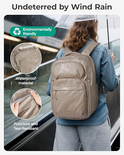BAGSMART 30L Travel Backpack, 15.6 Inch Carry On Backpack Flight Approved, Water Resistant Weekender Bag Daypack, Black - color: Black, size: 15.6 Inch