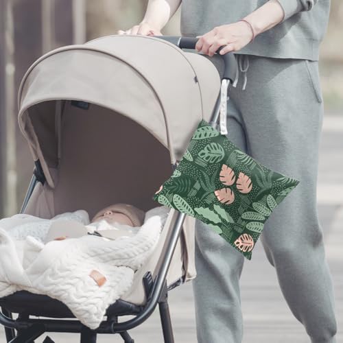 2Pcs Tropical Wet Bag Plant Waterproof Reusable Wet Dry Bags, 12x10 Inch - color: Multicolor 1342