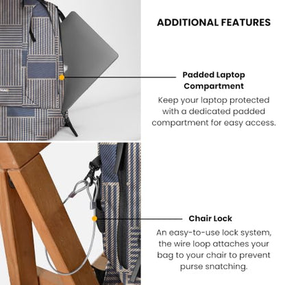 Sherpani Solstice, Anti-Theft Backpack for Women (Granite) - color: Granite