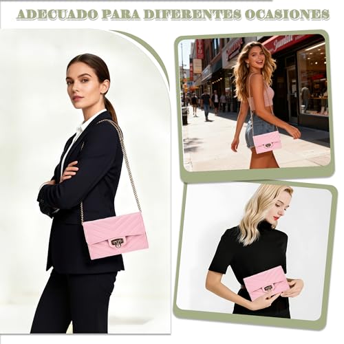 Small Crossbody Bag Sling Bag, Phone Holder for Women - color: Pink
