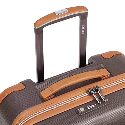 DELSEY PARIS Chatelet Air 2.0, 28 Inch Checked Luggage, Chocolate Brown - color: Chocolate Brown, size: Checked-Large 28 Inch