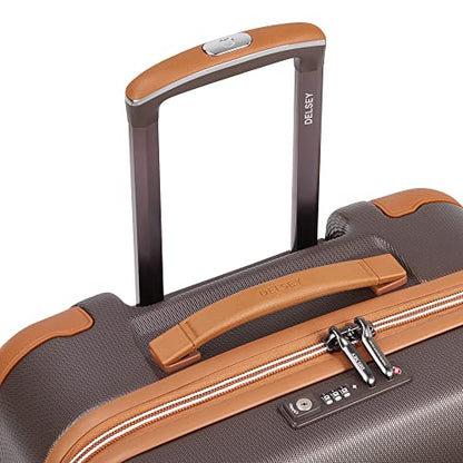 DELSEY PARIS Chatelet Air 2.0, 28 Inch Checked Luggage, Chocolate Brown - color: Chocolate Brown, size: Checked-Large 28 Inch