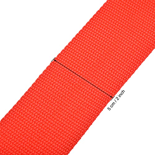 uxcell Luggage Straps Suitcase Belts with Buckle, Combination Lock, Adjustable Travel Packing Accessories - color: Red