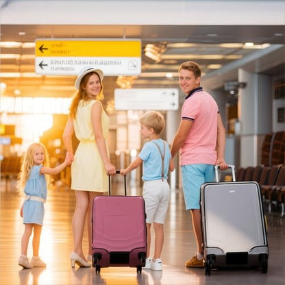 Clear Luggage Cover for Suitcase, 3 PCS Suitcase Cover Set - color: Transparent, size: 20/24/28 Inch (3 Sizes)